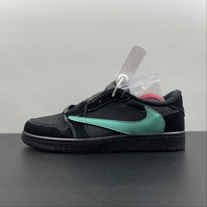 Travis Scott x Air Jordan 1 Low OG Tiffany Blue Black White DM7866-401