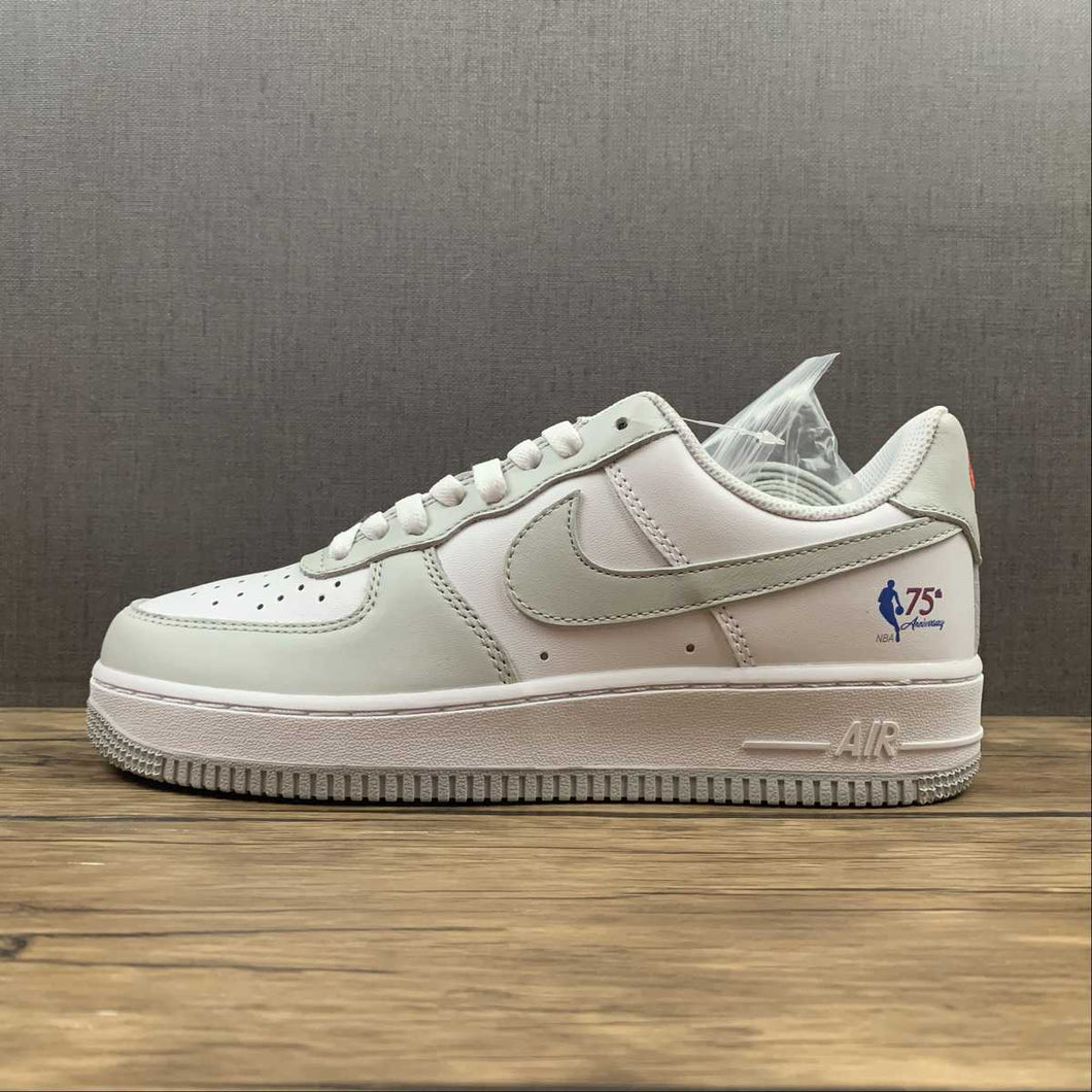 NBA x Air Force 1 07 Low White Gray Red AA6902-201