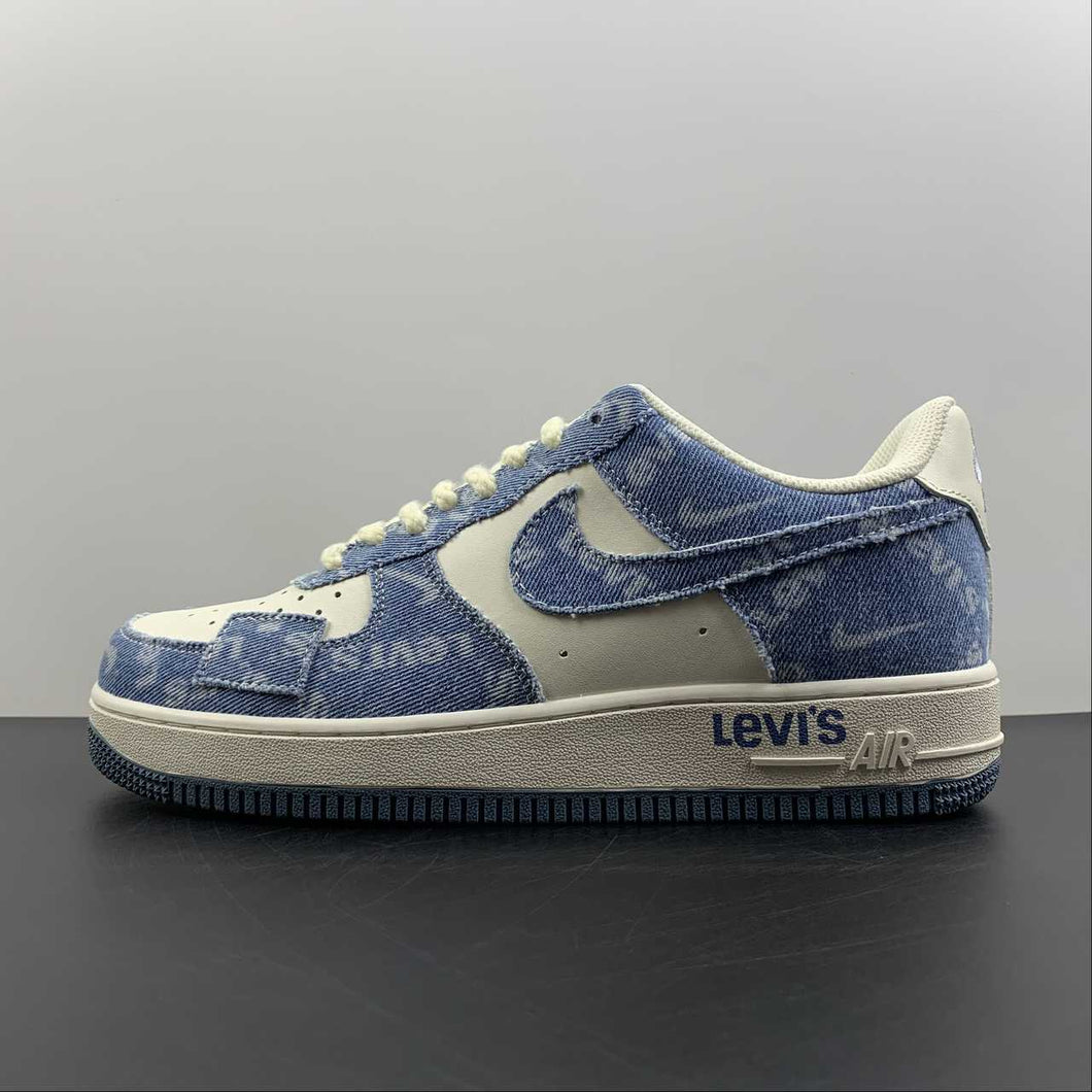 Levis x Air Force 1 07 Low Denim Blue White NZ0088-801