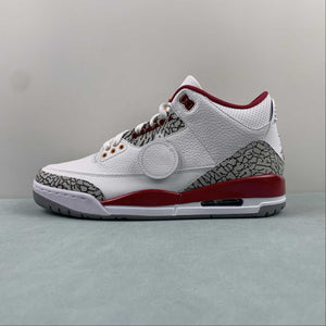 Air Jordan 3 Retro Cardinal Red White Light Curry Cement Gray CT8532-126