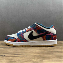 Cargar imagen en el visor de la galería, SB Dunk Low Parra 2021 Fire Pink Gym Red Mocha Royal Blue DH7695-600
