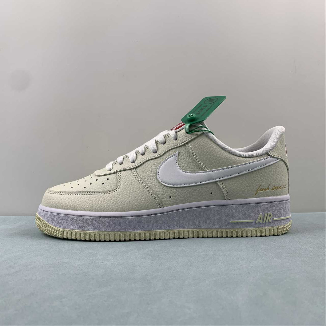 Air Force 1 Low Popcorn Coconut Milk White University Red CW2919-100