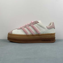 Cargar imagen en el visor de la galería, Adidas Gazelle Bold Ivory Sandy Pink Off White JR8374
