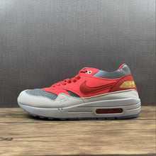 Cargar imagen en el visor de la galería, Clot x Air Max 1 Kiss of Death Solar Red University Red Cool Grey DD1870-600
