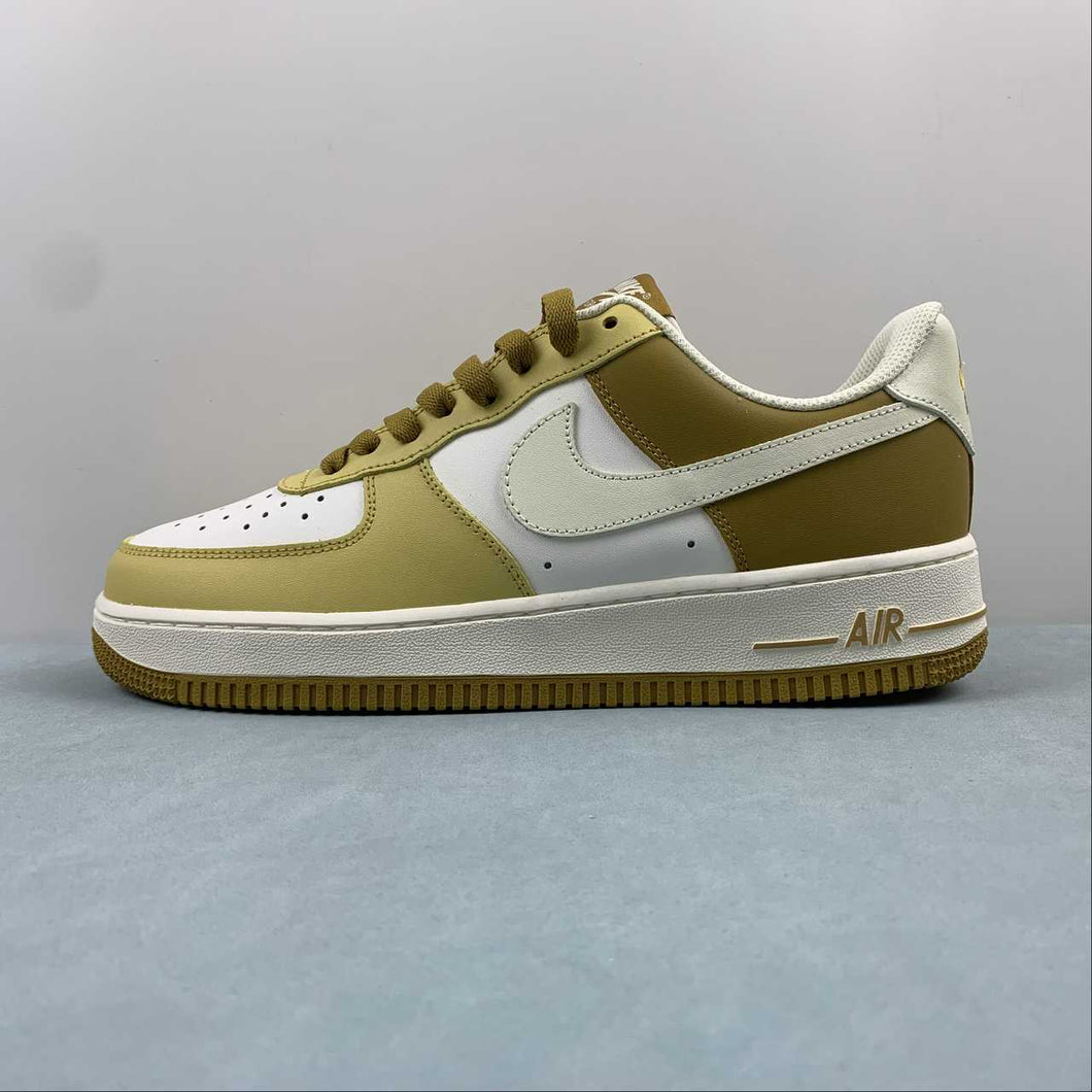 Air Force 1 07 Low Bronzine Saturn Gold Coconut Milk Sail FZ4034-716