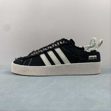 Cargar imagen en el visor de la galería, Adidas Campus 80s Song for the Mute Core Black Cream White Linen Green ID4791
