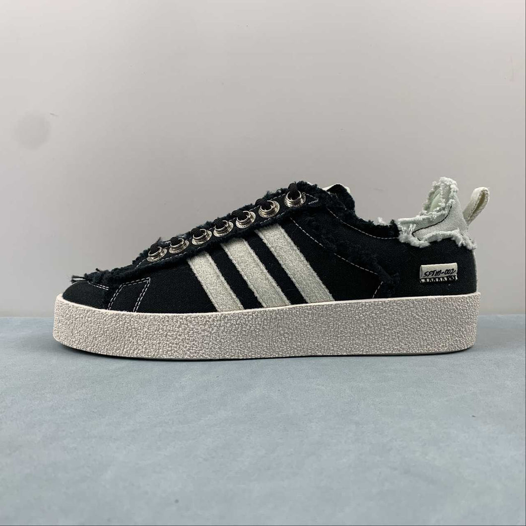 Adidas Campus 80s Song for the Mute Core Black Cream White Linen Green ID4791