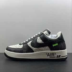 Louis Vuitton Trainer Snaker x Air Force 1 Black White LK0236