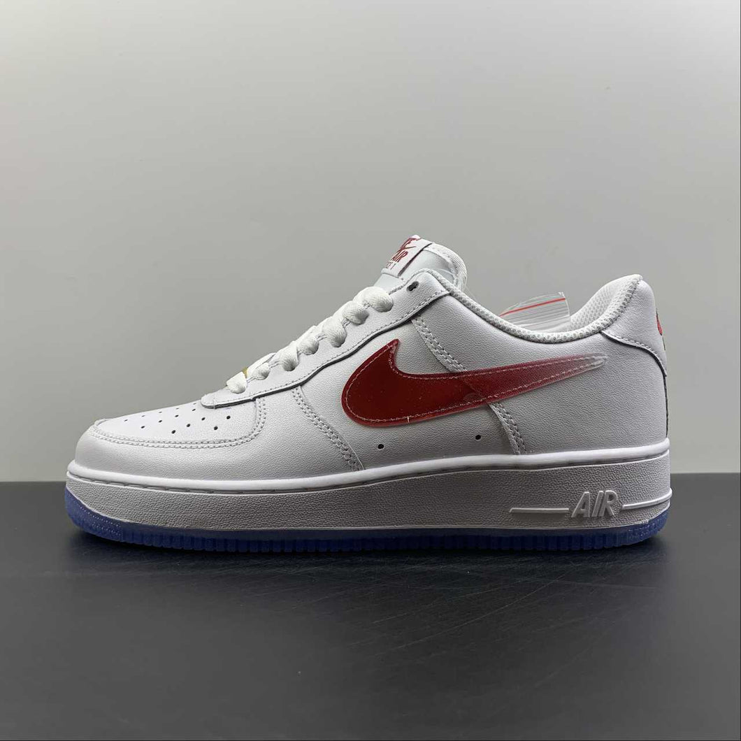 Air Force 1 07 Low White Red Metallic Gold CO3363-363