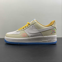 Cargar imagen en el visor de la galería, Air Force 1 07 Low North Face Gucci White Beige Yellow Blue 315122-011

