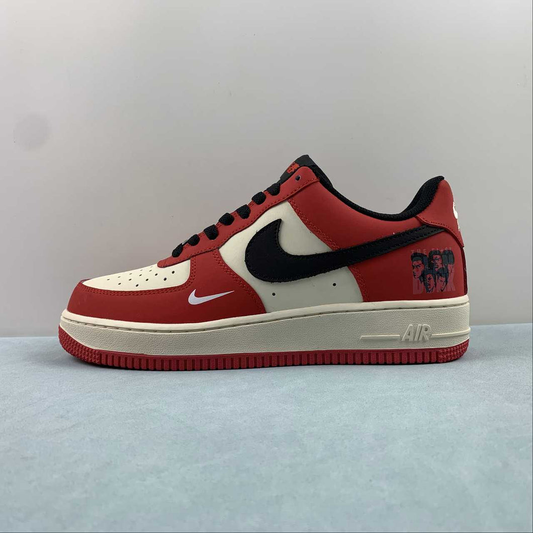 Air Force 1 07 Low Red Black White BS9055-718
