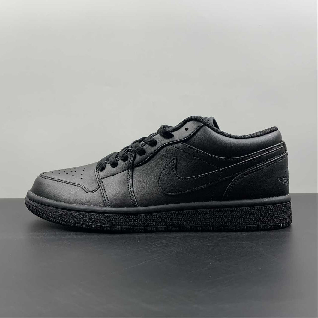Air Jordan 1 Low Triple Black 553558-093