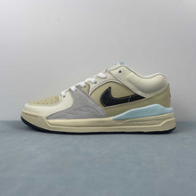 Cargar imagen en el visor de la galería, Air Jordan Stadium 90 Fossil Coconut Milk Black Pale Blue HQ3438-101
