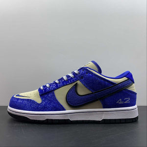 SB Dunk Low Jackie Robinson Racer Coconut Blue DV2203-400