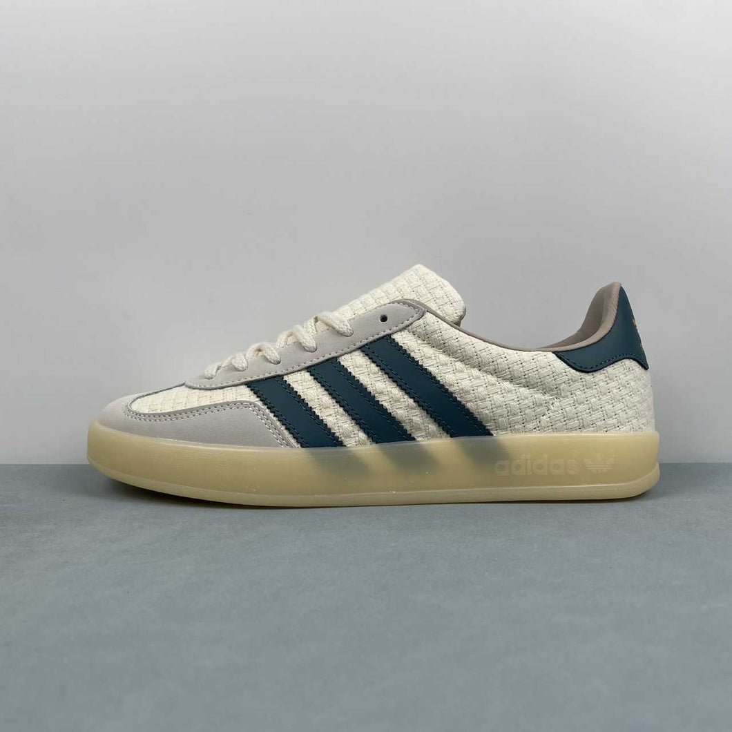 Adidas Gazelle Indoor Cream White Preloved Teal Wonder White JR3837