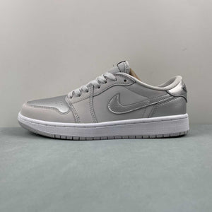 Air Jordan 1 Low OG Metallic Silver Neutral Grey White CZ0790-002