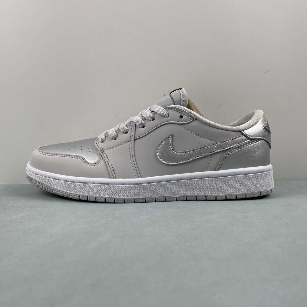 Air Jordan 1 Low OG Metallic Silver Neutral Grey White CZ0790-002