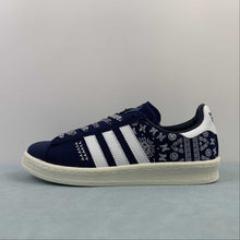 Cargar imagen en el visor de la galería, Adidas Campus 80s Navy Blue White Off White IG7955
