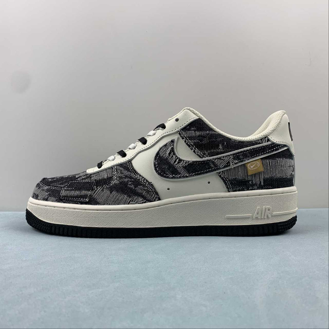 Air Force 1 07 Low Brushed Patch Off White Black FB0607-066