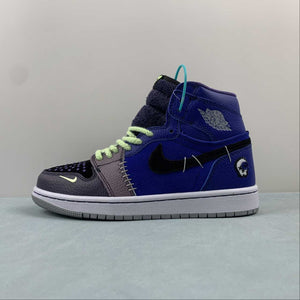 Zion Williamson x Air Jordan 1 High Voodoo Blue Purple Black DZ5485-420