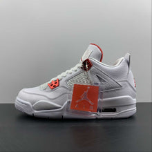 Cargar imagen en el visor de la galería, Air Jordan 4 Retro GS University Red White Metallic Silver 408452-112
