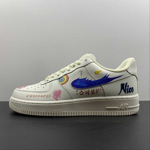 Air Force 1 07 Low Beige Pink Blue CW2288-333