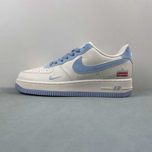 Cargar imagen en el visor de la galería, Supreme x Air Force 1 07 Low Red Beige Ice Blue BB9599-205
