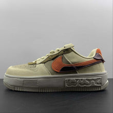 Cargar imagen en el visor de la galería, Air Force 1 FONTANKA Rattan Madder Root Burgundy Crush Khaki DR0150-200
