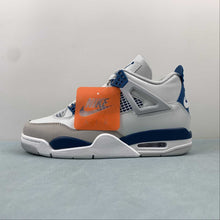 Cargar imagen en el visor de la galería, Air Jordan 4 Retro Military Blue Off-White Neutral Grey FV5029-141
