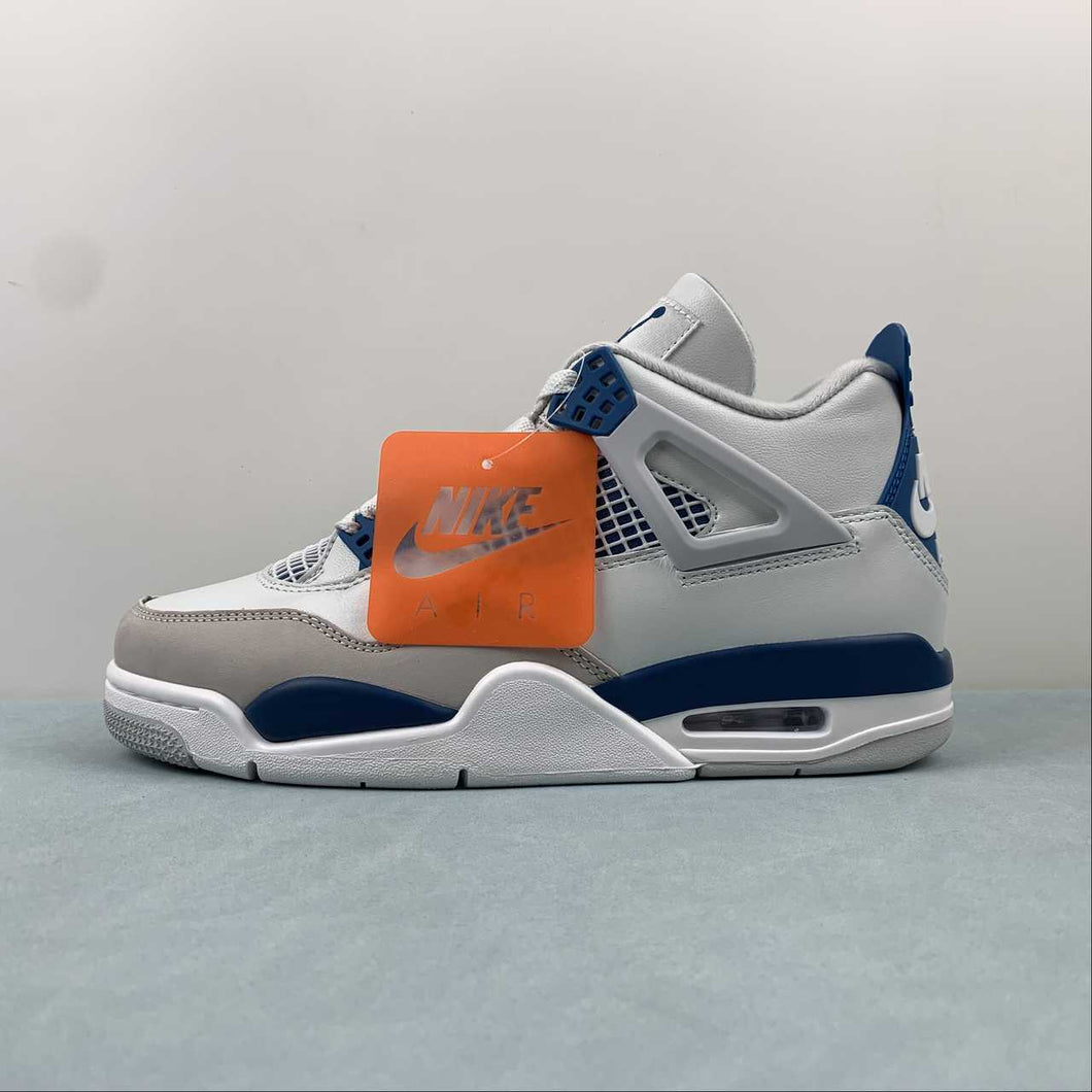 Air Jordan 4 Retro Military Blue Off-White Neutral Grey FV5029-141