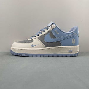 Air Force 1 07 Low BAPE Blue Gray Off White BB9599-204