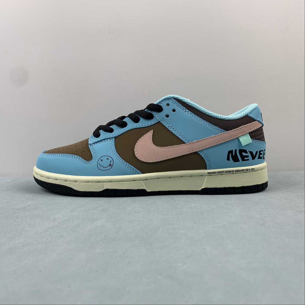 SB Dunk Low Blue Brown Pink MU0232-366