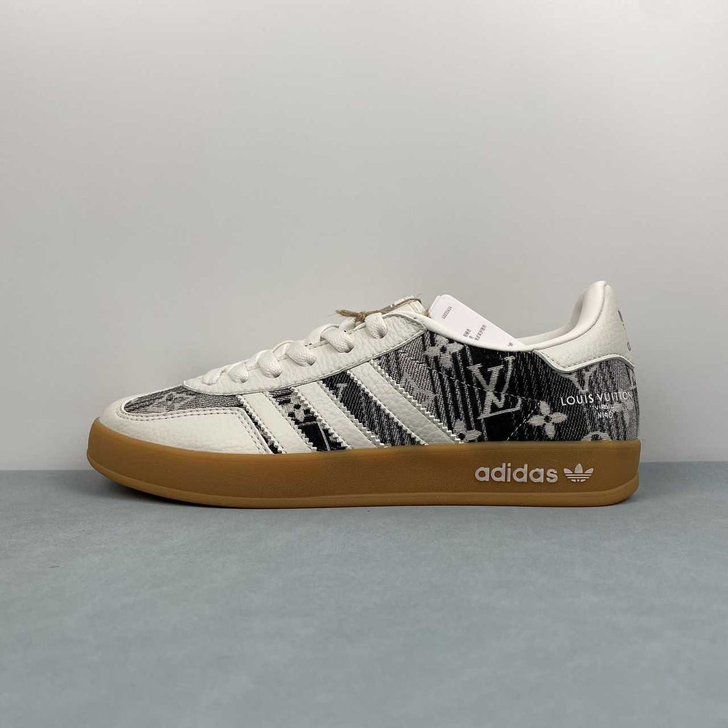 Adidas Gazelle x Louis Vuitton White Black Grey SC9207-730