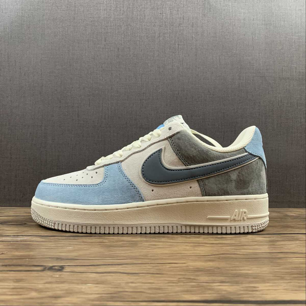 Air Force 1 Low White Grey Navy Blue LZ6699-523