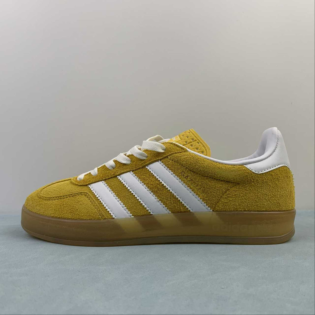 Adidas Gazelle Indoor Orange Peel Cloud White Gold Metallic HQ8716