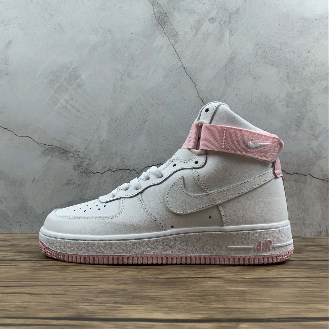 Air Force 1 07 Mid Summit White & Pink Women's CD6916-102