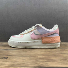 Cargar imagen en el visor de la galería, Air Force 1 Shadow Sail Orange Chalk Dark Obsidian Pink Glaze CI0919-111
