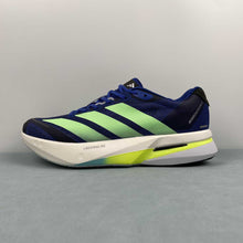 Cargar imagen en el visor de la galería, Adizero Boston 13 Lucid Blue Lime Burst Core Black JS4944
