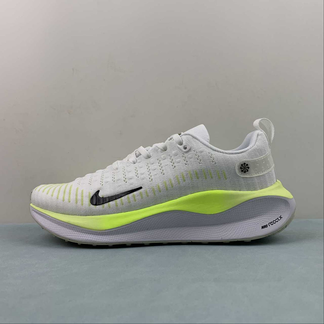 Nike ReactX Infinity Run 4 White Light Lemon Twist Volt Black DR2665-100