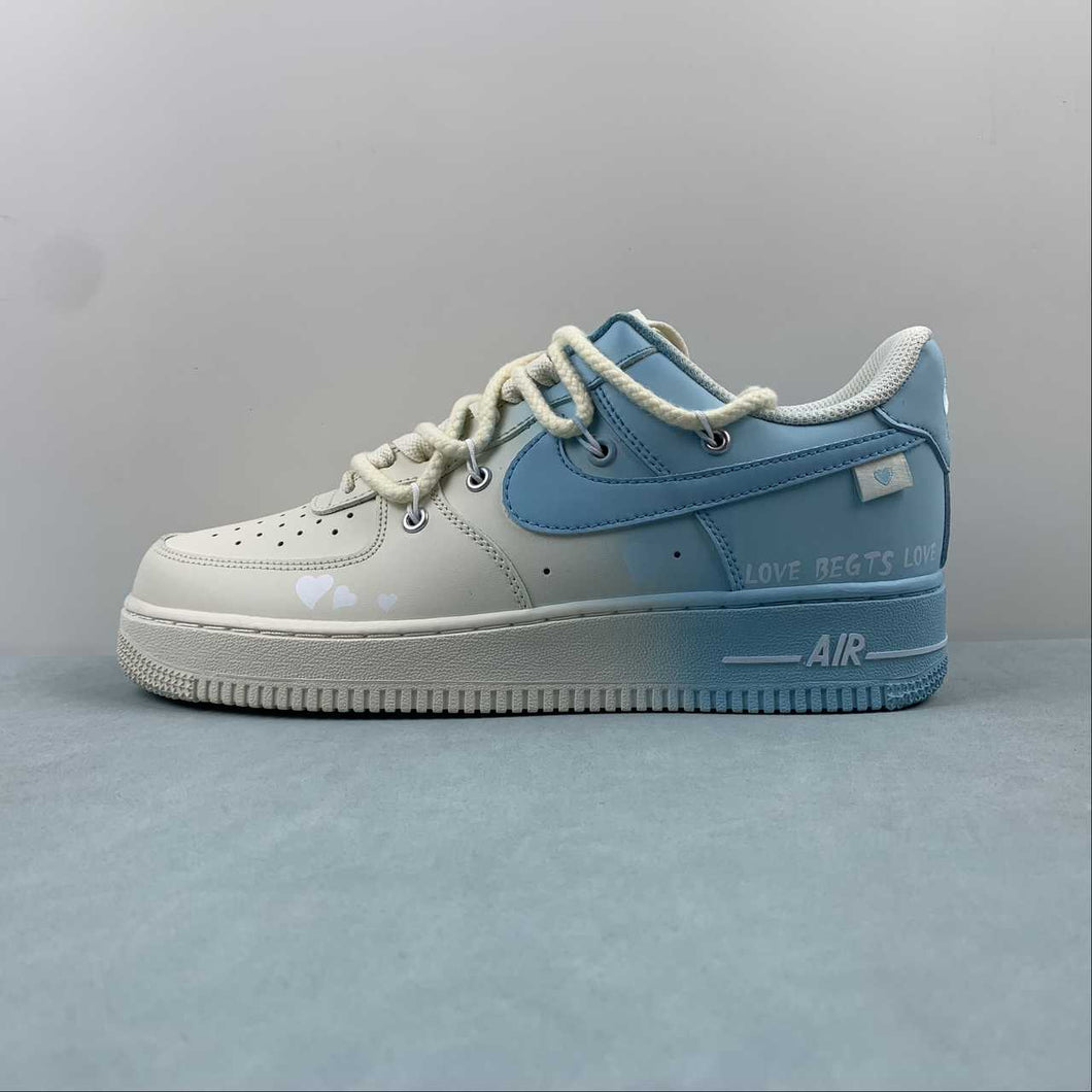 Air Force 1 07 Low Cream Blue DX2340-002