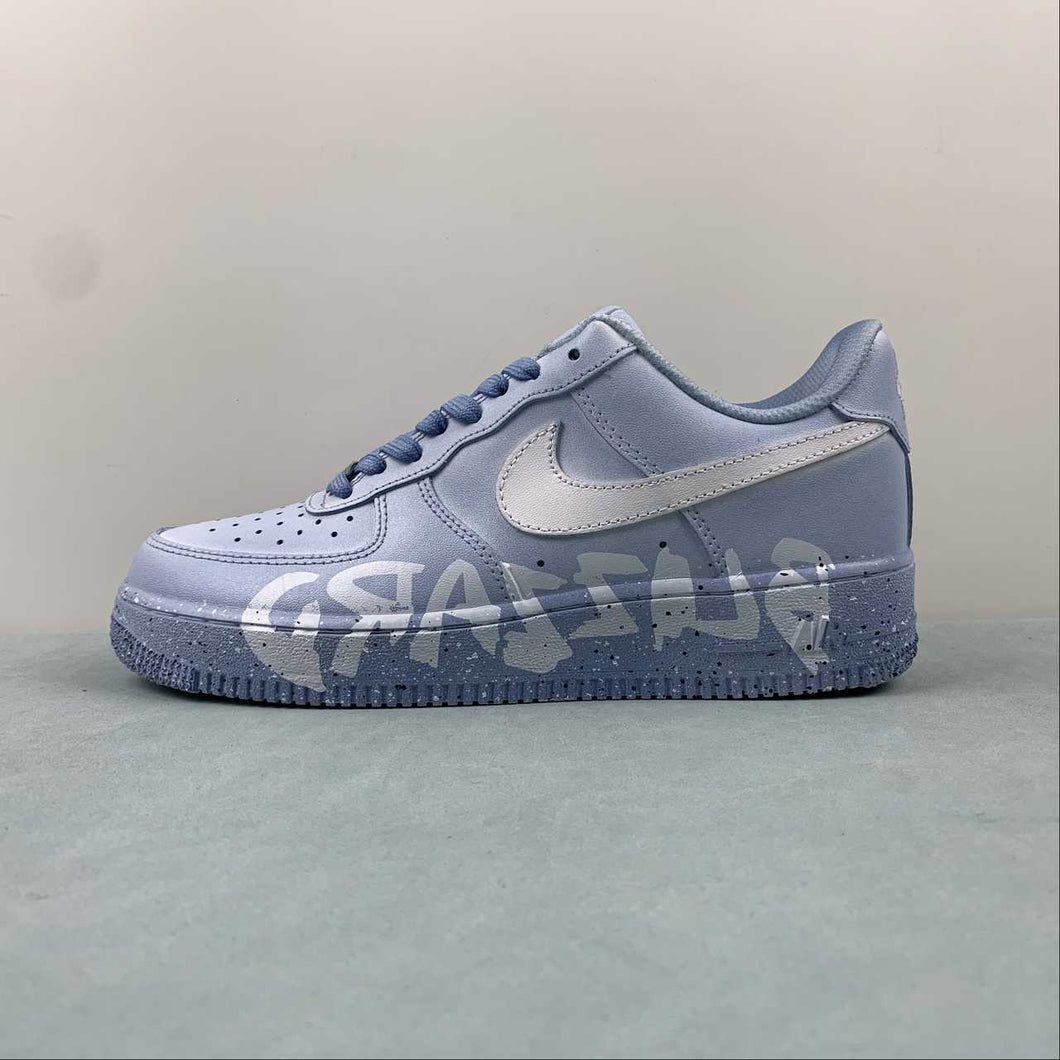 Air Force 1 07 Low Baby Blue Customised 315122-111