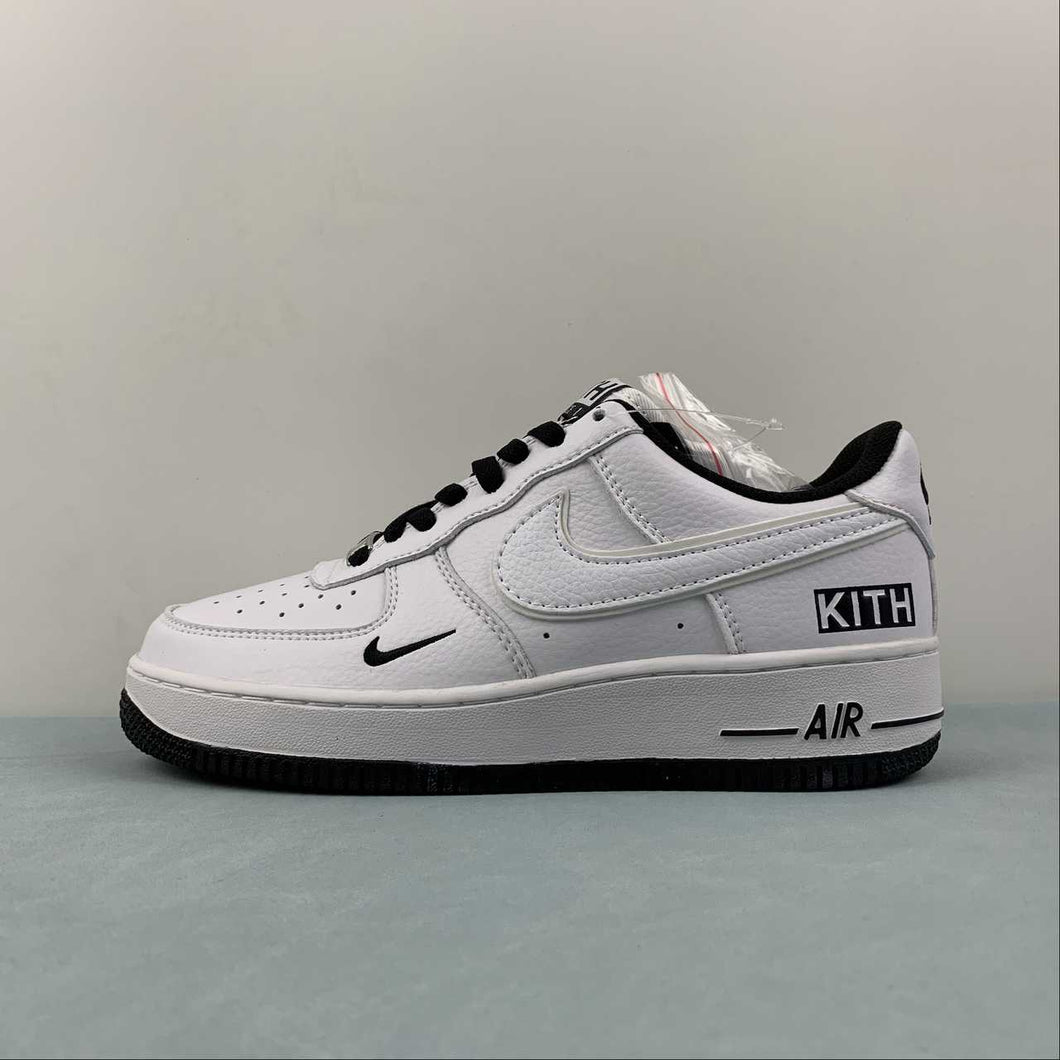 Kith x Air Force 1 07 Low White Black KT1659-001