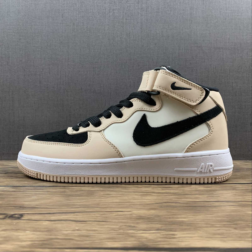 Air Force 1 07 Mid Milk Tea White Black HD2523-156