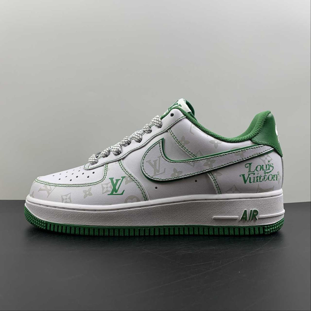 LV x Air Force 1 07 Low Green White Gray BS8805-603