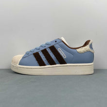 Cargar imagen en el visor de la galería, Adidas Superstar 2 Blue Brown White JR6987
