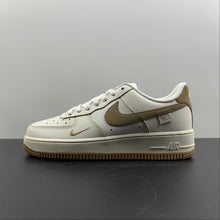 Cargar imagen en el visor de la galería, Air Force 1 07 Low Mocha Brown Cream White FB1839-666

