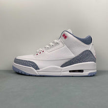 Cargar imagen en el visor de la galería, Air Jordan 3 Retro White Pink Glow Cobalt Bliss HQ0784-101
