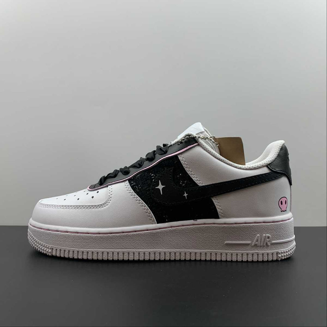 Air Force 1 07 Low Ufo Star White Black White Pink DD8959-100