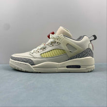 Cargar imagen en el visor de la galería, Air Jordan Spizike Low Off White Gray Yellow Red FQ1579-100
