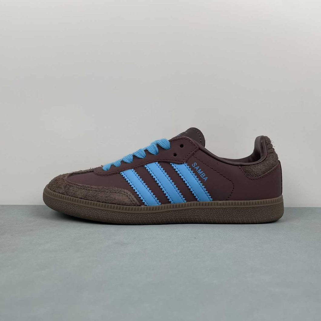 Adidas Samba OG Shadow Brown Sky Rush Dark Brown JI2733